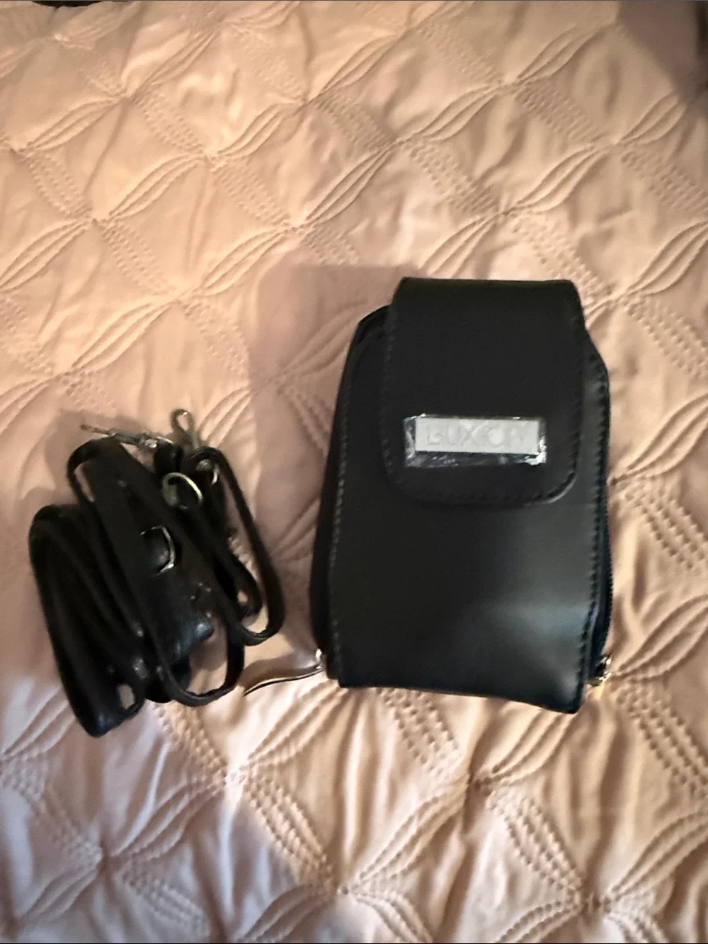 Buxton vintage Leatherette Phone Case with Strap